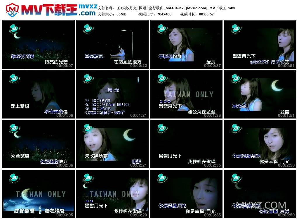 王心凌-月光_国语_流行歌曲_MA404917